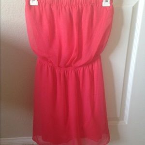 Express strapless dress