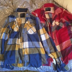 American Eagle flannels!