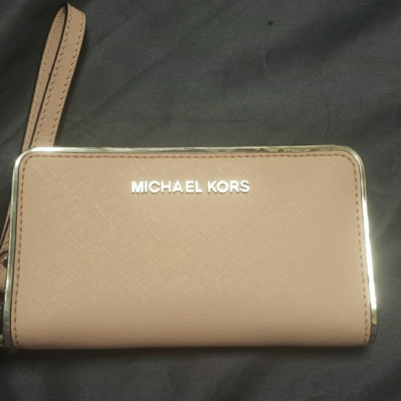 Authentic MK iPhone wristlet