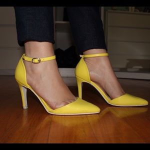 SPRING YELLOW PUMP - COMFY 4 THE OFFICE