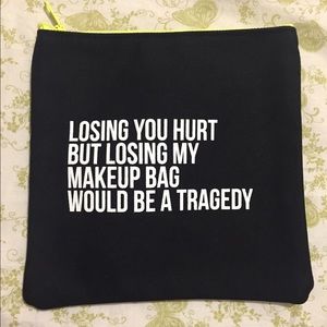 Breakup to Makeup makeup bag