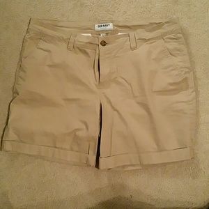 Old Navy Ladies Khaki Shorts