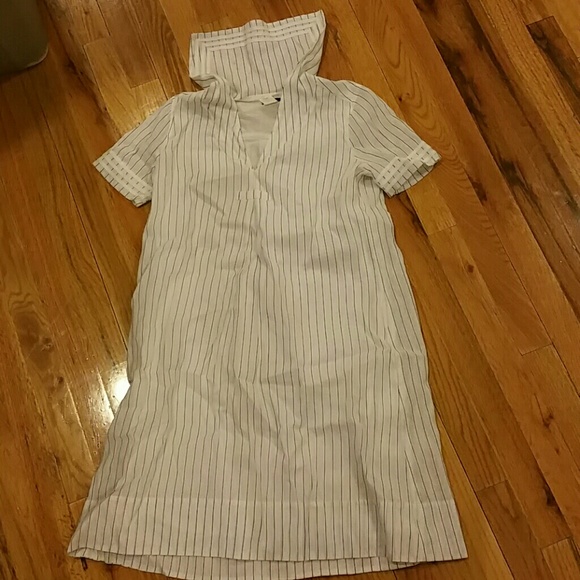 Stripe linen dress