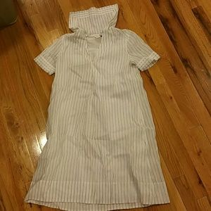 Stripe linen dress