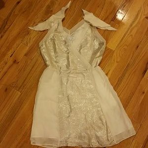 Creme and gold  dress/tunic