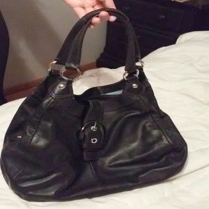 Black coach purse