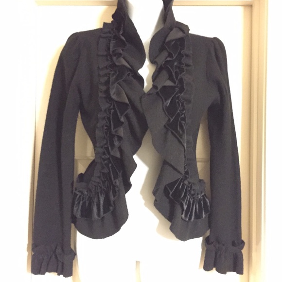 Small INC 100% wool dressy cardigan