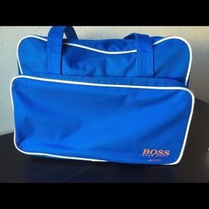 Blue Hugo Boss sports bag or weekender