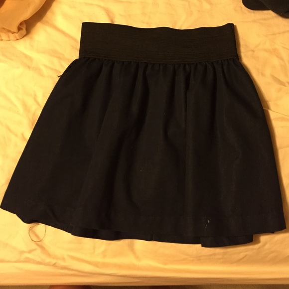 Navy blue with black waistband