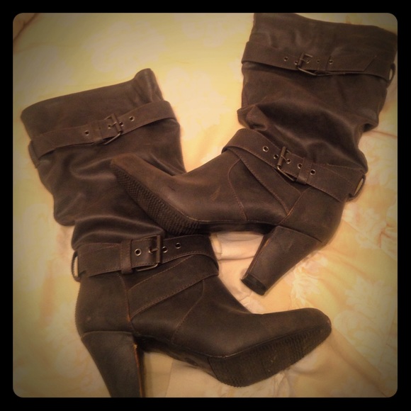 Grey Boots