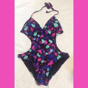 Cute open back bathing suit