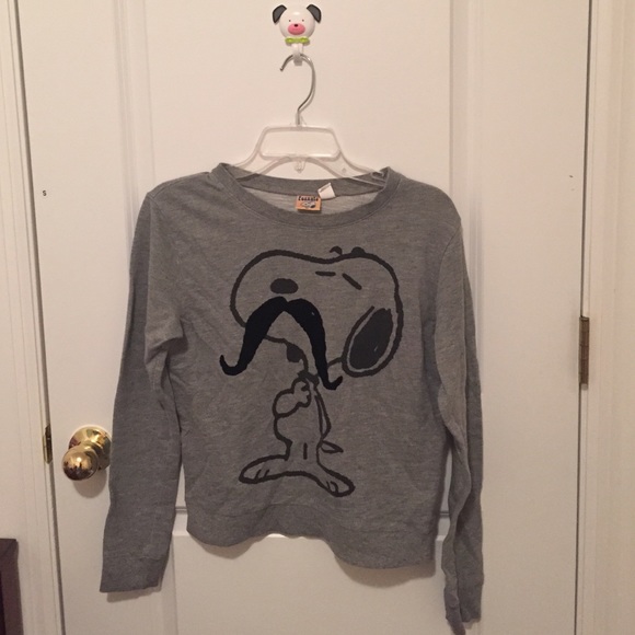 Mustache Snoopy Pullover - Picture 1 of 3