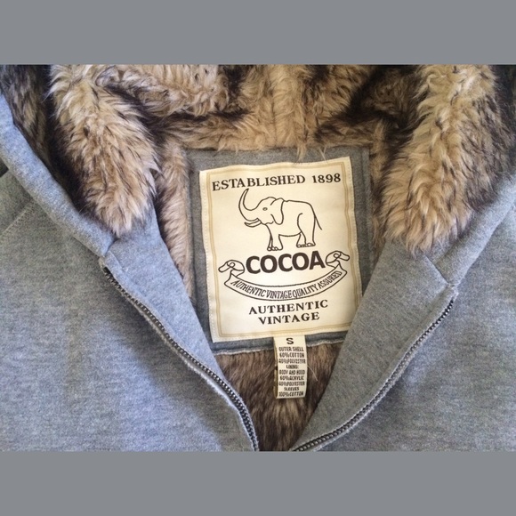 VINTAGE JACKET! Sz S. Grey. - Picture 2 of 4