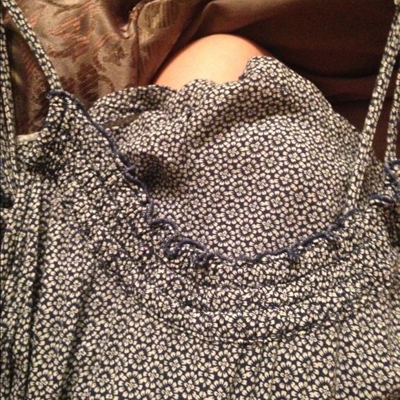 Boho style navy romper - Picture 3 of 3