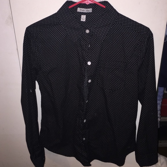 Per Se button up - Picture 1 of 2