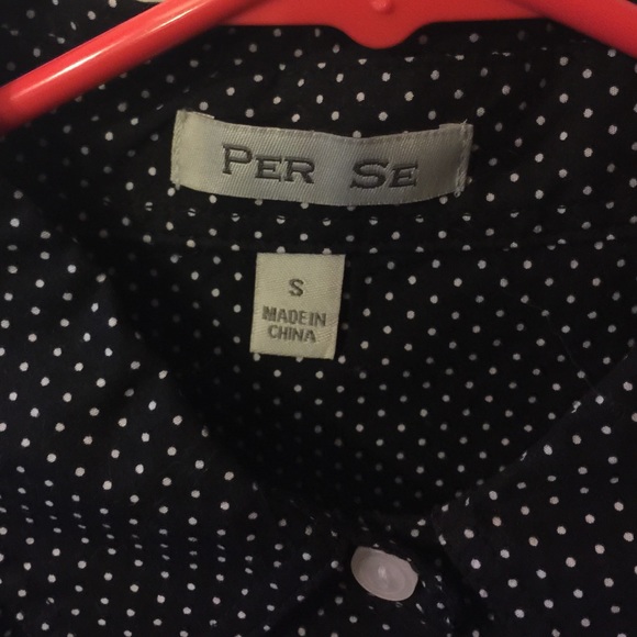 Per Se button up - Picture 2 of 2