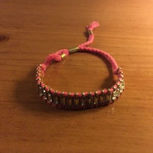 J Crew pink bracelet