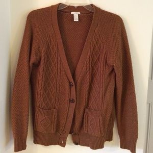 Warm knit cardigan
