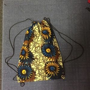 Handmade string backpack