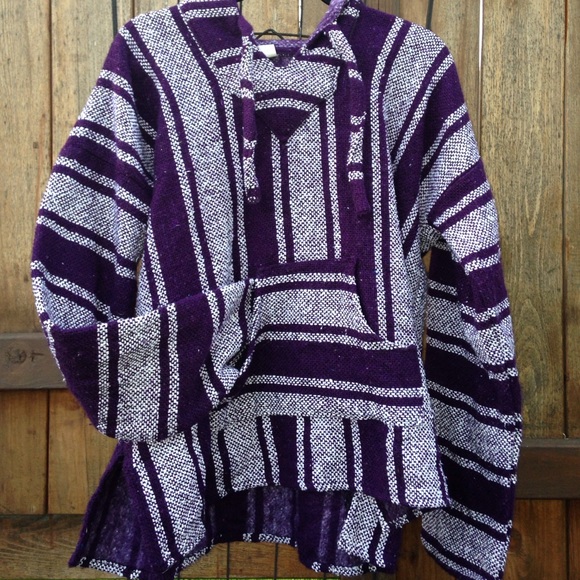 purple baja hoodie