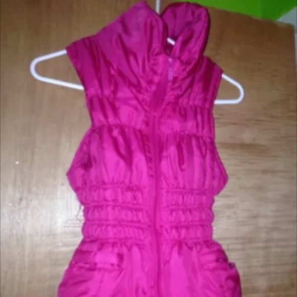 Windsor pink Puffer vest SZ L