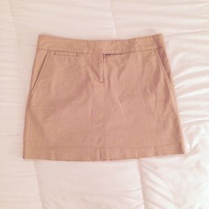 J.CREW khaki skirt. Size 4.