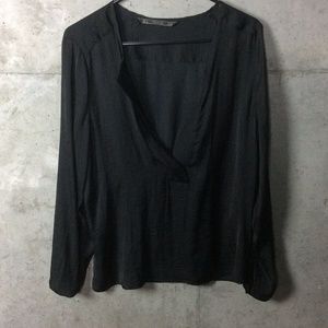 Zara silky blouse