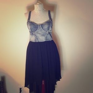Denim dress size L