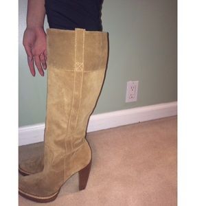 Michael Kors Suede Heeled Boots
