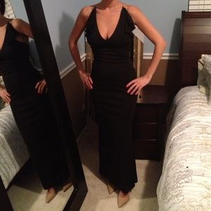 Jessica McClinton black dress.