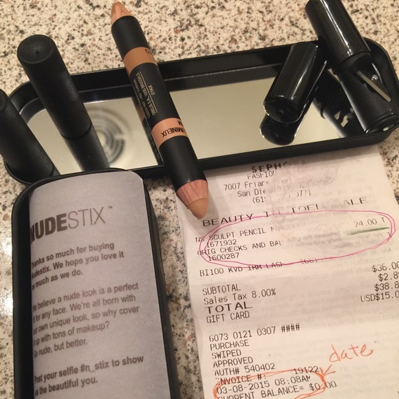NudeStix contouring stick Makeup✨