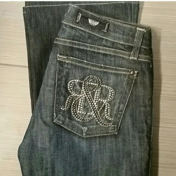 ROCK and REPUBLIC 30x34 blue/black wash, gorgeous