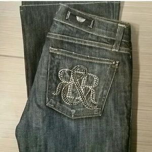 ROCK and REPUBLIC 30x34 blue/black wash, gorgeous