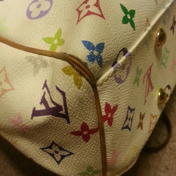 -SOLD-Louis Vuitton Multicolor Purse Aurelia MM - Picture 3 of 4