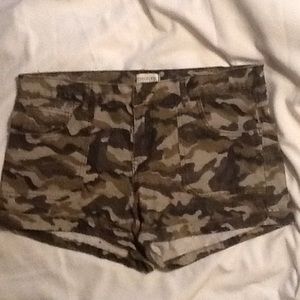 Camouflage shorts