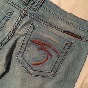 Light Frankie B. Flare Jeans Size 8