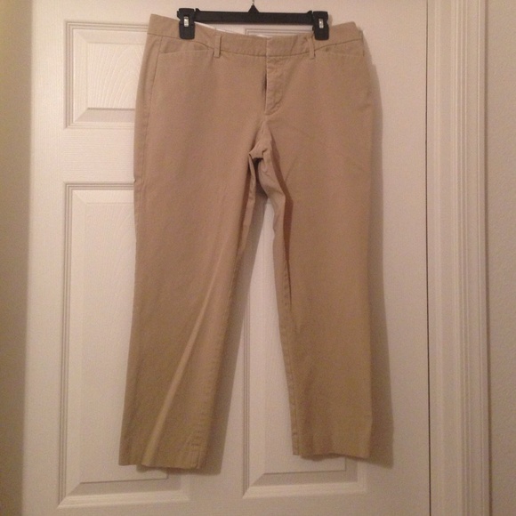 Capri pants 91% cotton, 9%spandex
