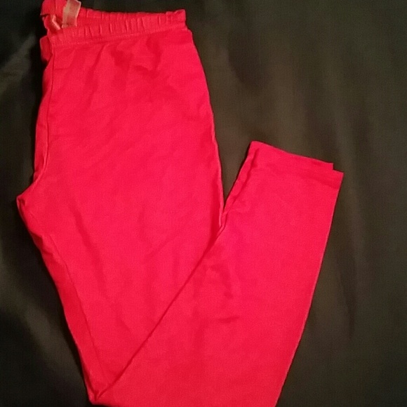 Spandex leggings (fire red)