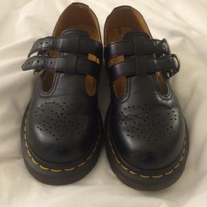 Black Doc Marten Mary Janes