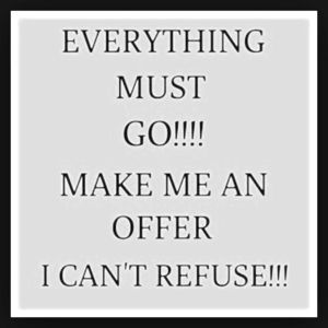 🎉🎉Make Reasonable Offers Everything Must Go!!