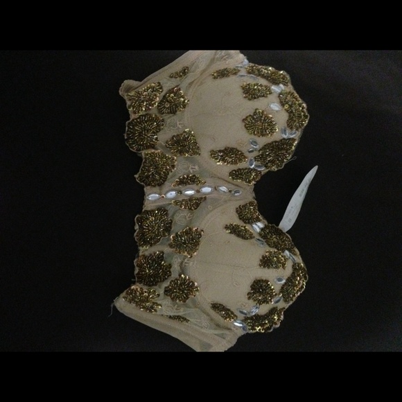 Sparkling clust corset bra