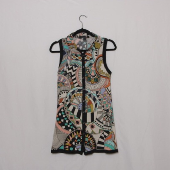 Forever 21 Dresses & Skirts - Patterned Mini Collared Dress