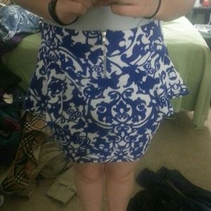 Bodycon ruffle skirt