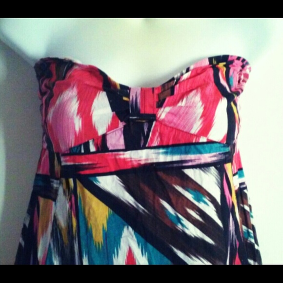 H&M strapless print dress - Picture 2 of 3