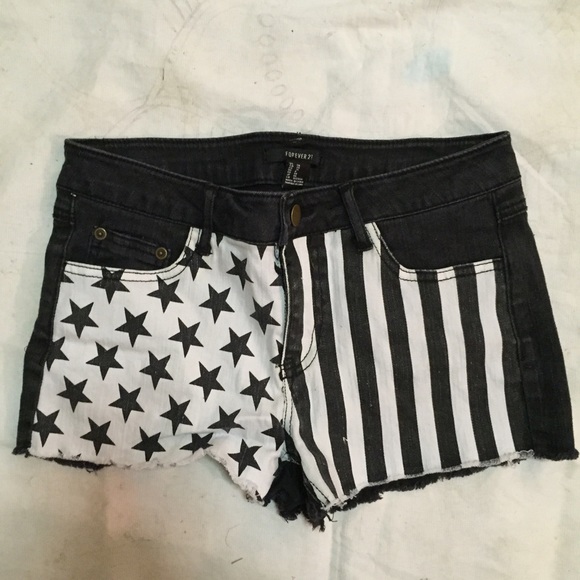 American flag shorts