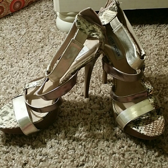 Reptile low steve madden heels