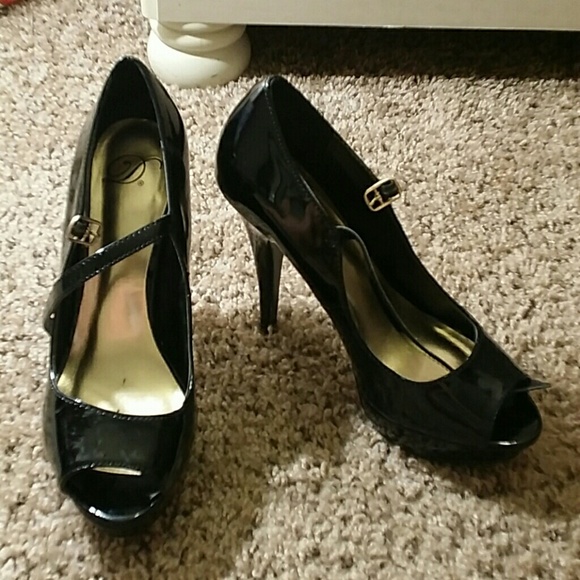 Black heels