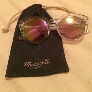 Madewell Hepcat shades in clear/transparent💀💕