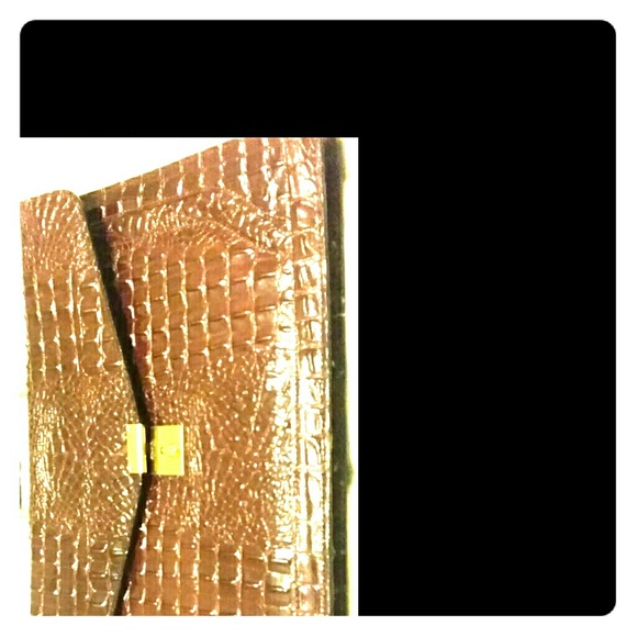 Faux alligator skin bag