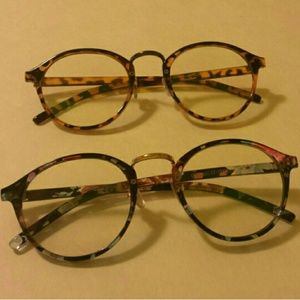Floral Clear Lens eyeGlasses